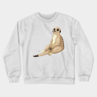 Meerkat Sitting Crewneck Sweatshirt